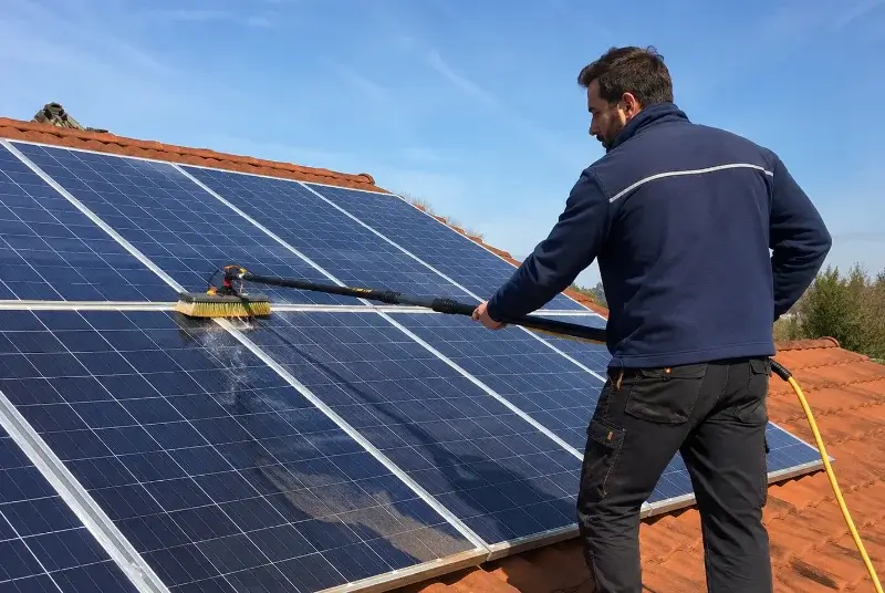 Nettoyage et entretien de panneaux solaires aux Herbiers