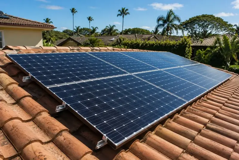 Installation de panneaux solaires aux Herbiers